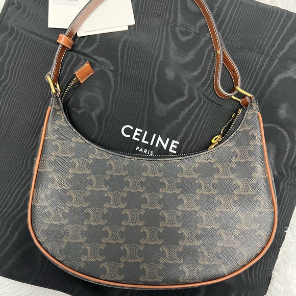 Celine Monogram Shoulder Bag in Brown and Tan - Picture 1 of 14